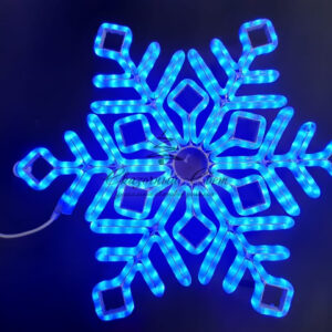 Светодиодная снежинка ПРЕМИУМ, 70 см, синяя