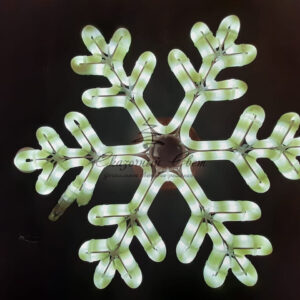 Светодиодная снежинка ПРЕМИУМ, 40 см, матовая белая